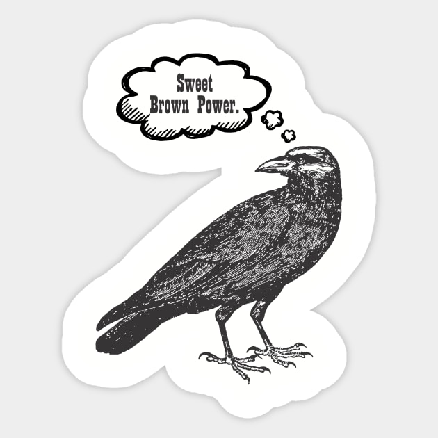 Immodist Raven - Wingspan Bird Board Game Sticker by SmokyKitten